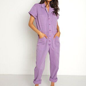 Anthropologie Pistola Grover Field Suit in Orchid Size Small